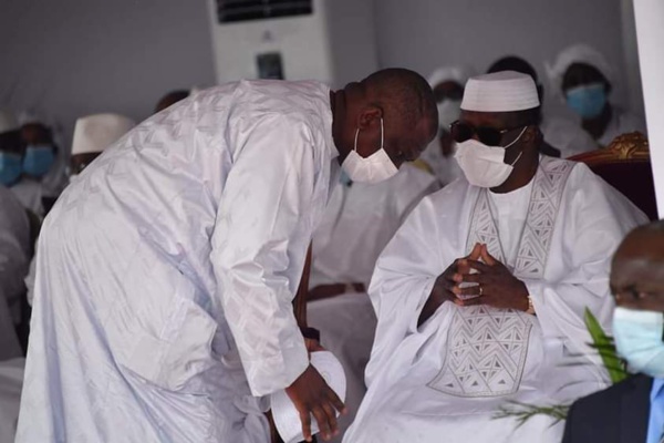 40è jour du décès d’Amadou Gon Coulibaly : Le 1er ministre et la 1ère dame du Mali aux côtés du couple présidentiel ivoirien (IMAGES)