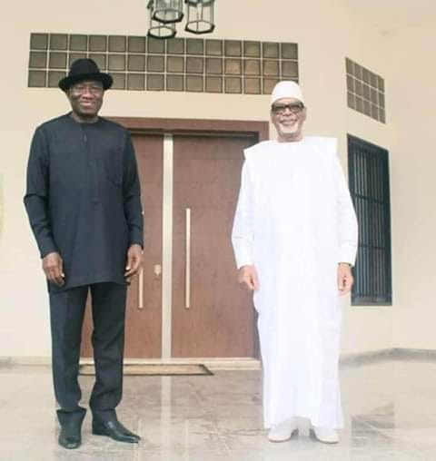 Goodluck Jonathan donne des nouvelles du Pr déchu, Ibk Goodluck Jonathan donne des nouvelles du Pr déchu, Ibk