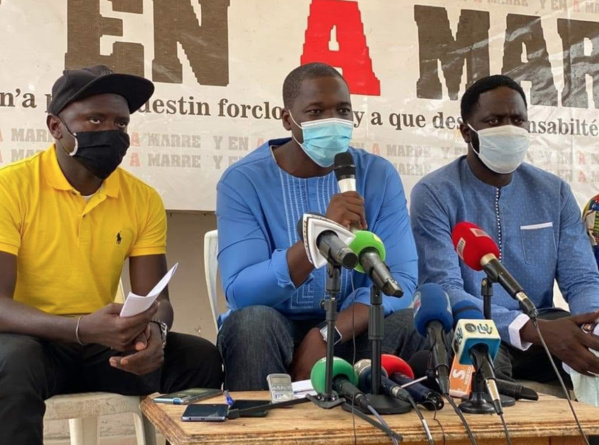 ARRESTATIONS ARBITRAIRES: Y’en a marre va déposer plainte ARRESTATIONS ARBITRAIRES: Y’en a marre va déposer plainte