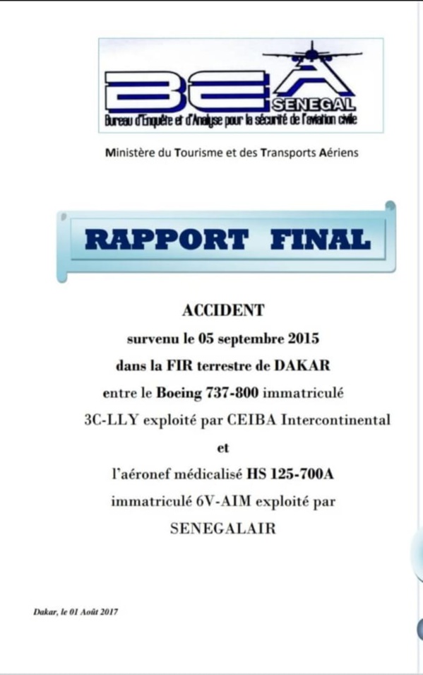 CRASH D'UN AVION DE SÉNÉGALAIR (II) :«Senegalair n’avait pas l’autorisation d’exercer au Sénégal » CRASH D'UN AVION DE SÉNÉGALAIR (II) :«Senegalair n’avait pas l’autorisation d’exercer au Sénégal »