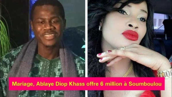 6 millions et une parure en or : La dot de Soumboulou Bathily, future épouse de Abdoulaye Diop Khass 6 millions et une parure en or : La dot de Soumboulou Bathily, future épouse de Abdoulaye Diop Khass