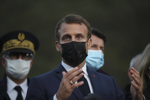 COVID-19: Macron annonce un couvre-feu à 21 hrs en Île-de-France et dans 8 métropoles