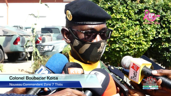 Thiès / Installation nouveau commandant de la Zone 7 : « Nous allons tout faire pour mériter la confiance des populations et de notre commandement » (Colonel Boubacar Koïta)