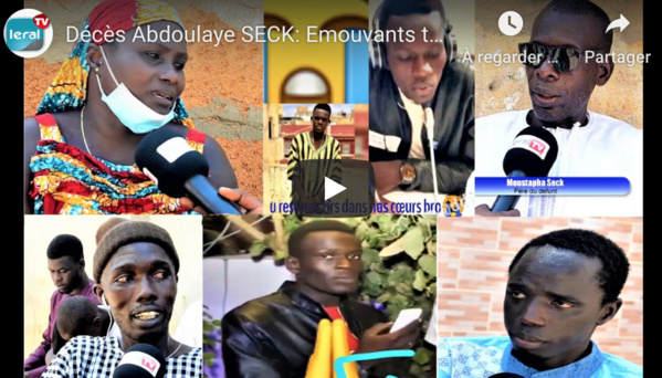 Décès Abdoulaye SECK: Emouvants témoignages de la famille et proches Décès Abdoulaye SECK: Emouvants témoignages de la famille et proches