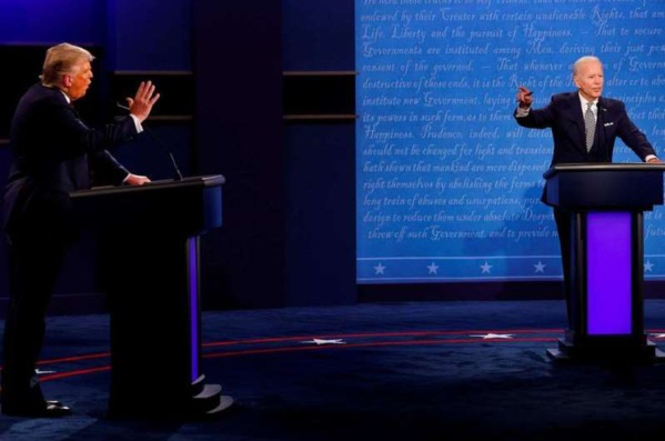 Dernier débat présidentiel : les micros de Trump et de Biden seront partiellement coupés Dernier débat présidentiel : les micros de Trump et de Biden seront partiellement coupés