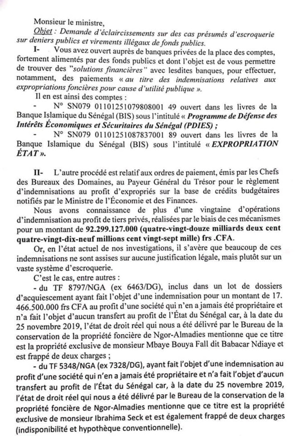 Questions écrites d’Ousmane Sonko à l’Assemblée nationale: Le leader du Pastef reformule les 94 milliards de FCfa, accusés à Mamour Diallo pour sauver sa tête Questions écrites d’Ousmane Sonko à l’Assemblée nationale: Le leader du Pastef reformule les 94 milliards de FCfa, accusés à Mamour Diallo pour sauver sa tête