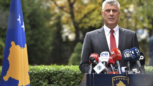 Accusé de crimes de guerre, le président du Kosovo démissionne