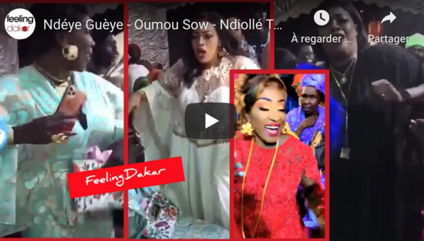 Ndéye Guèye, Oumou Sow, Ndiollé Tall au baptême de la danseuse Mame Bassine Thiam Ndéye Guèye, Oumou Sow, Ndiollé Tall au baptême de la danseuse Mame Bassine Thiam