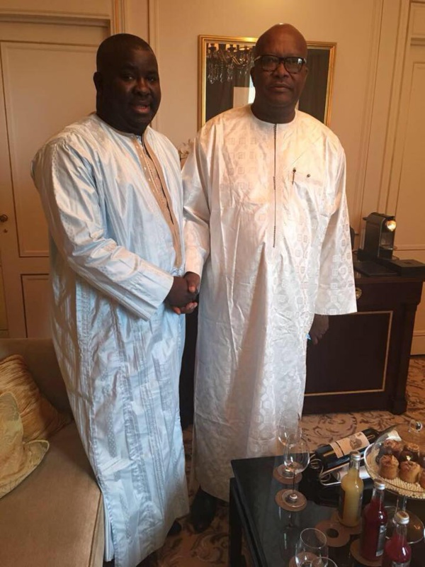 Présidentielle au Burkina Faso- L'homme d'affaires Lahat Ndiaye félicite Roch Kaboré pour sa réélection Présidentielle au Burkina Faso- L'homme d'affaires Lahat Ndiaye félicite Roch Kaboré pour sa réélection