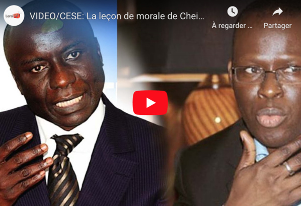 VIDEO / CESE: La leçon de morale de Cheikh Bamba Dièye à Idrissa Seck...
