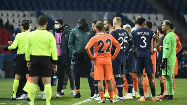 LIGUE DES CHAMPIONS - PSG - BASAKSEHIR INTERROMPU POUR PROPOS RACISTES SUPPOSÉS DU 4E ARBITRE