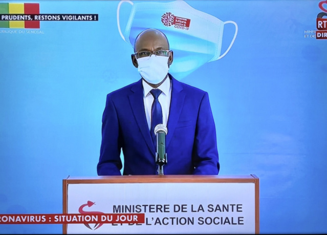 SÉNÉGAL : 120 nouveaux cas testés positifs au coronavirus, 106 nouveaux guéris, 2 nouveaux décès et 23 cas graves en réanimation. SÉNÉGAL : 120 nouveaux cas testés positifs au coronavirus, 106 nouveaux guéris, 2 nouveaux décès et 23 cas graves en réanimation.