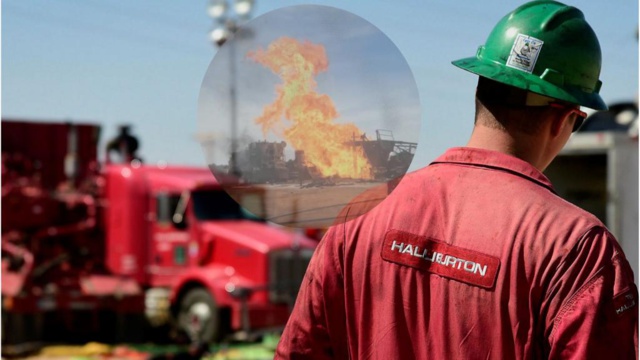 Incendie puits gaz: Les pompiers et la SAR mis en échec, Halliburton appelé ! Incendie puits gaz: Les pompiers et la SAR mis en échec, Halliburton appelé !