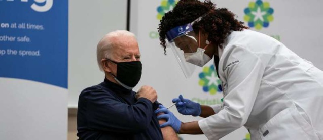 Etats-Unis : Joe Biden et son épouse ont été vaccinés contre le Covid-19 Etats-Unis : Joe Biden et son épouse ont été vaccinés contre le Covid-19