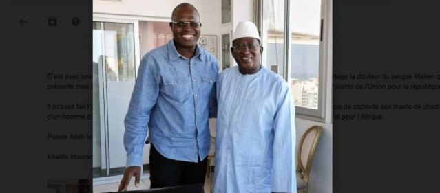 Khalifa Sall "attristé" par le décès de Soumaïla Cissé Khalifa Sall "attristé" par le décès de Soumaïla Cissé