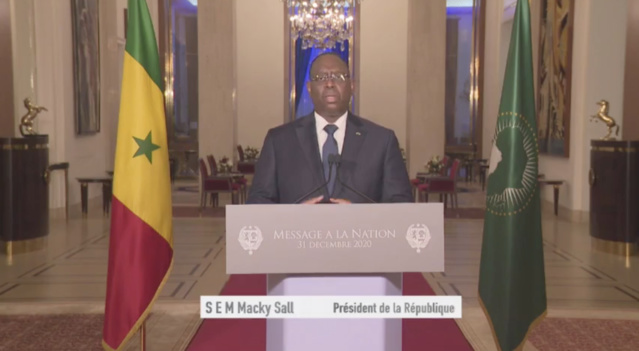 NOUVEL AN : L’intégralité du message à la Nation du Président de la République Macky Sall.