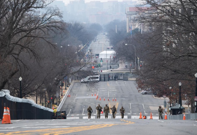 Washington se barricade avant l'investiture de Joe Biden (images)