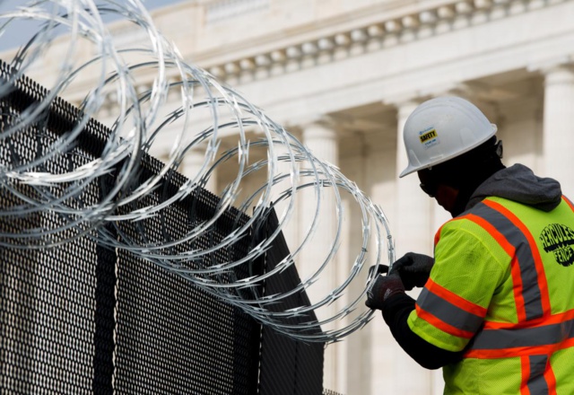 Washington se barricade avant l'investiture de Joe Biden (images)