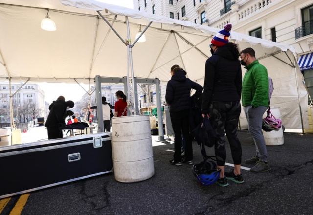 Washington se barricade avant l'investiture de Joe Biden (images)