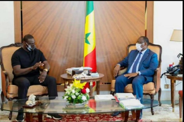 Palais : Macky reçoit Omar Sy