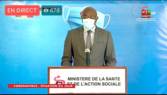 SÉNÉGAL : 280 nouveaux cas testés positifs au coronavirus, 255 nouveaux guéris, 9 nouveaux décès et 53 cas graves en réanimation.