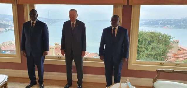 MACKY SALL ET EMBALO REÇUS PAR ERDOGAN À ISTANBUL (images exclusives)
