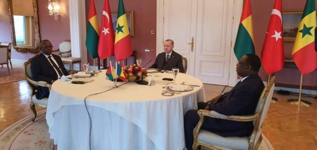 MACKY SALL ET EMBALO REÇUS PAR ERDOGAN À ISTANBUL (images exclusives)
