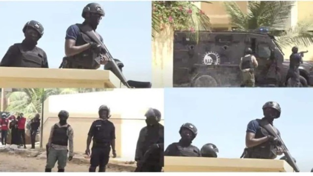 Comment les forces de l'ordre ont réussi à empêcher tout rassemblement devant la maison d'Ousmane Sonko Comment les forces de l'ordre ont réussi à empêcher tout rassemblement devant la maison d'Ousmane Sonko