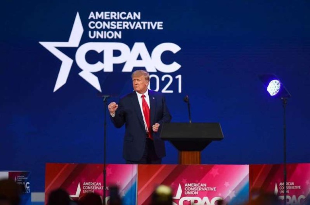 Pour son premier discours post-présidence, Donald Trump rejoue les mêmes partitions Pour son premier discours post-présidence, Donald Trump rejoue les mêmes partitions