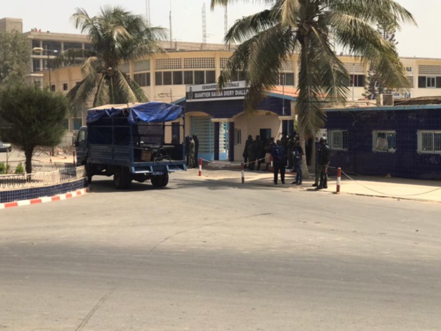 Section de recherche : Ousmane Sonko en garde à vue. Section de recherche : Ousmane Sonko en garde à vue.