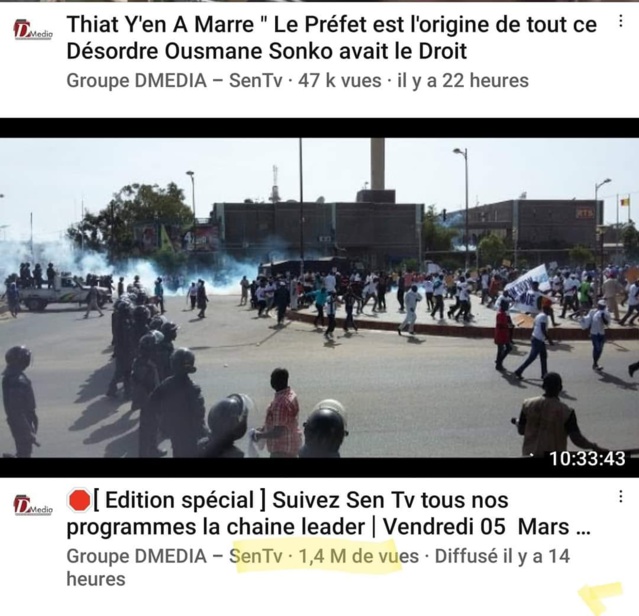 BOUGANE AU CNRA "Gardez votre signal Tnt, on préfère le signal du peuple..."