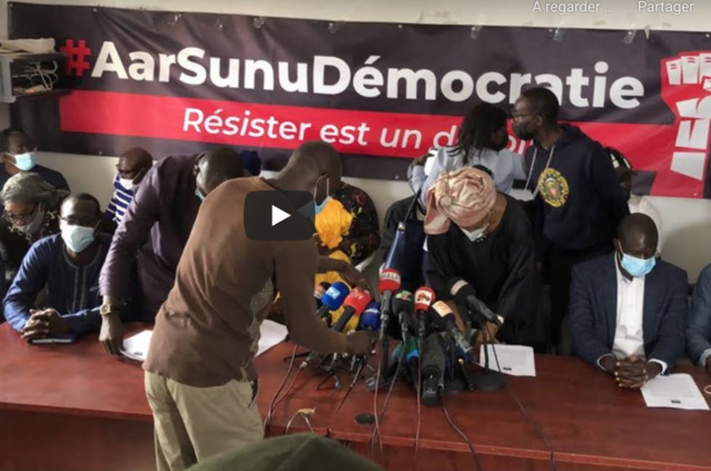 Affaire Sonko : Revivez la conf. de presse de Aar Suñu Démocratie Affaire Sonko : Revivez la conf. de presse de Aar Suñu Démocratie