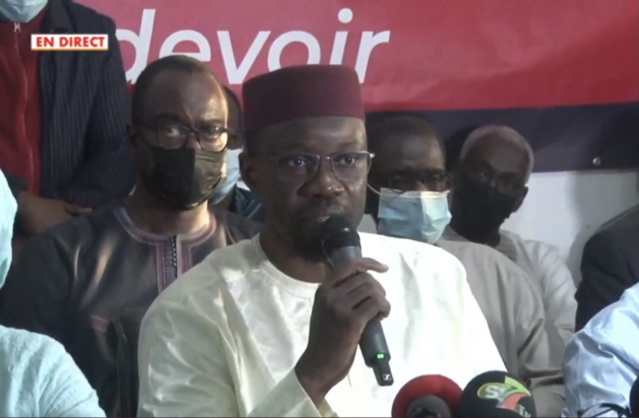 Ousmane Sonko à la jeunesse : « Sachez qu’à partir d’aujourd’hui, le pays est le vôtre »