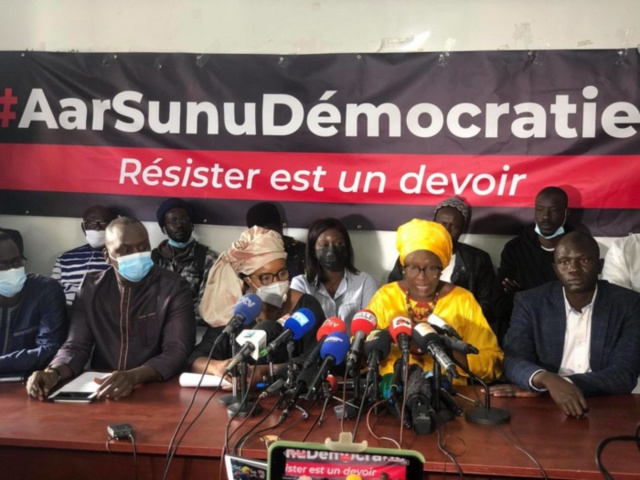 SÉNÉGAL : Le mouvement M2D suspend sa marche de demain. SÉNÉGAL : Le mouvement M2D suspend sa marche de demain.