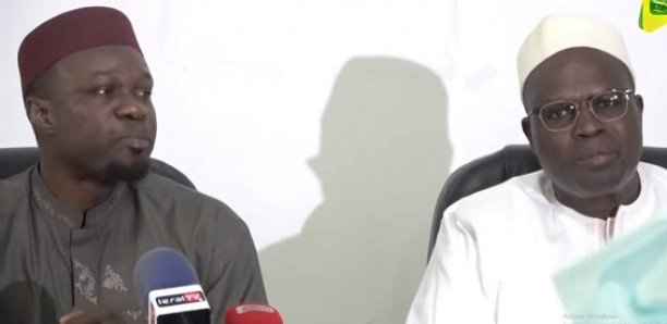 Sonko et Khalifa en conférence de presse