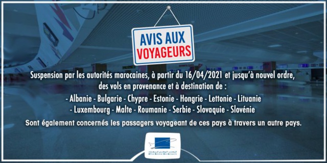 Le Maroc ferme ses frontières avec 13 nouveaux pays européens