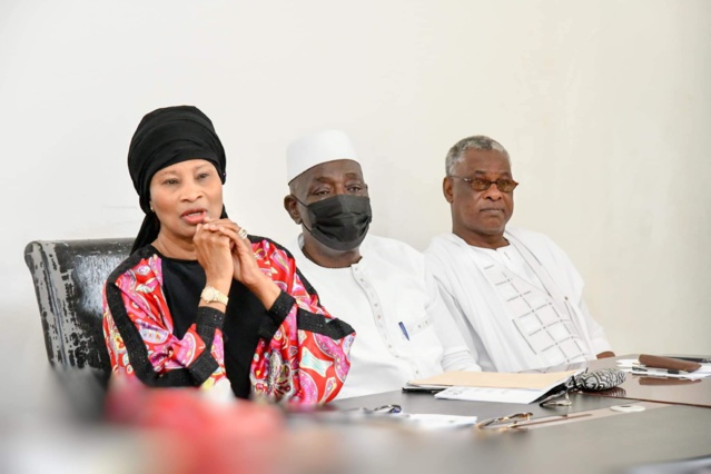 Mme la maire de Podor, Me Aïssata Tall Sall, a présidé ce jeudi matin la réunion du conseil municipal de sa... mairie  (IMAGES)