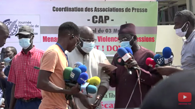[ 🔴LIVE ] Journée mondiale de la liberté de la presse: sit in de la Cap devant le Ministère de la Communication