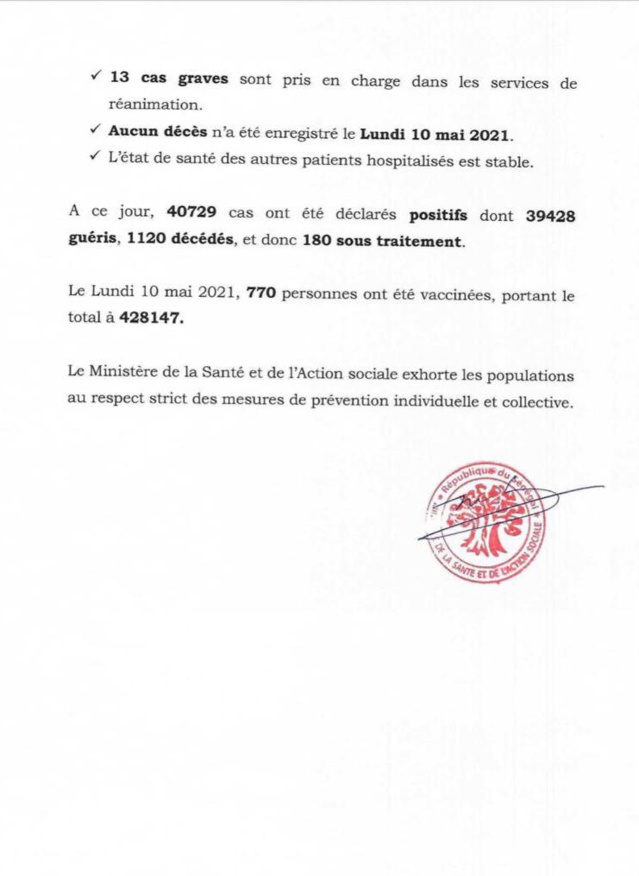 Sénégal - 15 nouvelles personnes testées positives au coronavirus