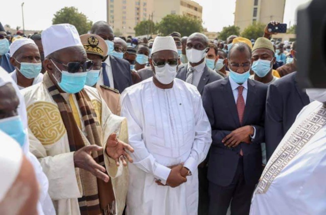 ​Le Pr Macky Sall à la levée du corps de feu Thierno Bocar Alpha Ba (TEXTE ET IMAGES)