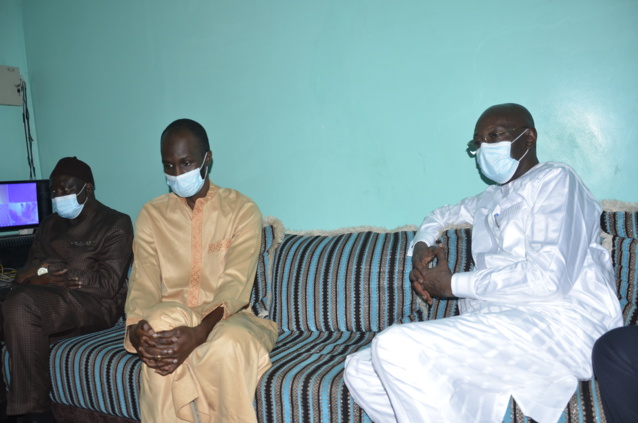Les condoléances du ministre de la Culture et de la Communication, Abdoulaye Diop à nos confrères de leral.net  (images)
