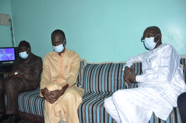 Les condoléances du ministre de la Culture et de la Communication, Abdoulaye Diop à nos confrères de leral.net  (images)