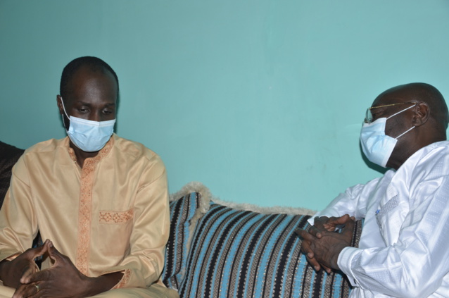 Les condoléances du ministre de la Culture et de la Communication, Abdoulaye Diop à nos confrères de leral.net  (images)