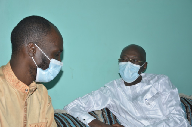 Les condoléances du ministre de la Culture et de la Communication, Abdoulaye Diop à nos confrères de leral.net  (images)