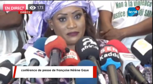 Françoise Hélène Gaye: "Je suis du côté de Adji Sarr, il faut reconnaître à Sonko sa présomption d'innocence" Françoise Hélène Gaye: "Je suis du côté de Adji Sarr, il faut reconnaître à Sonko sa présomption d'innocence"