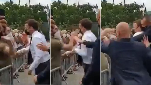 L'homme qui a giflé Macron condamné à 18 mois de prison, dont 4 ferme