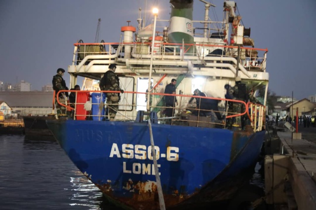 NAVIRE INTERCEPTÉ PAR LA MARINE : LA DROGUE ÉTAIT DESTINÉE A LA CÔTE D’IVOIRE