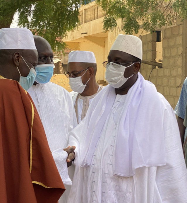 Le président Macky Sall a prié à la Grande mosquée de Matam…
