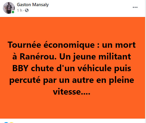 Urgent : Encore un mort dans la tournée économique de Macky Sall…