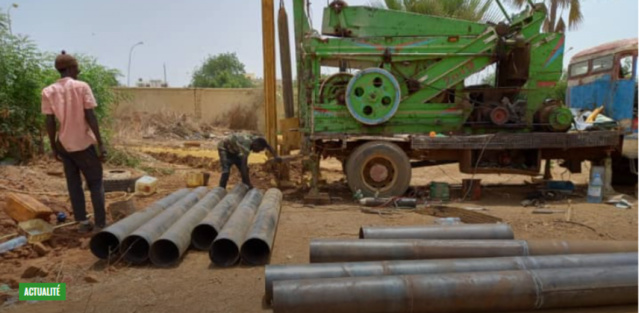 Maintenance de la pelouse : le forage du stade Lat Dior bientôt livré Maintenance de la pelouse : le forage du stade Lat Dior bientôt livré